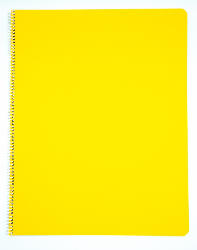 Literacy Lined/Blank Main Lesson Books - Yellow image