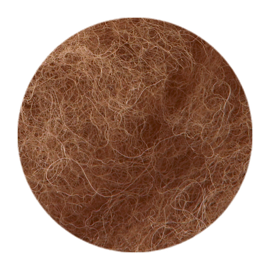 Filges Felting Wool Plant-dyed - 100 g - Brown image