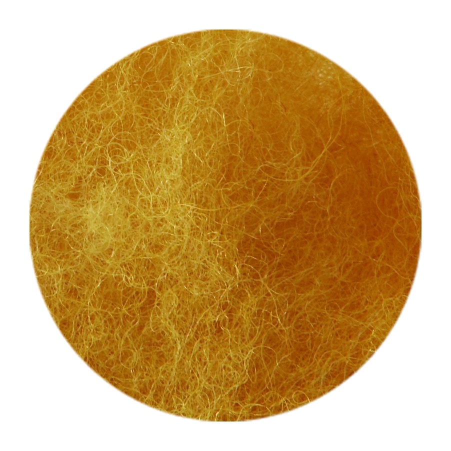 Filges Felting Wool Plant-dyed - 100 g - Gold Yellow image