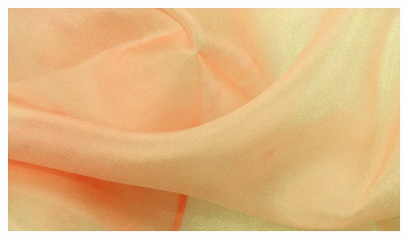 Filges Plant-dyed Hemmed Silk - 1 x 2.2 yards - Apricot image