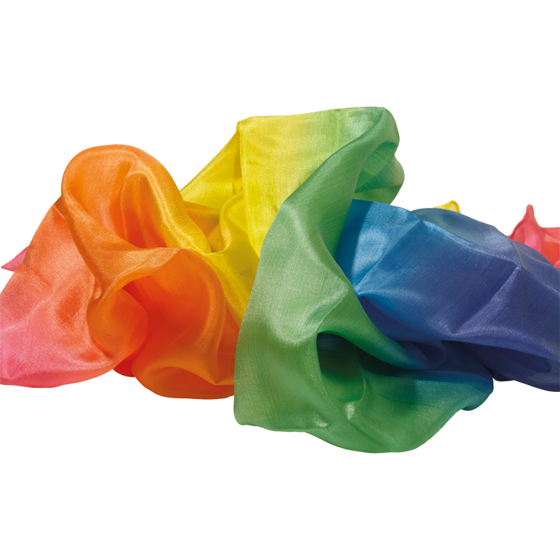 Sarah's Silks Giant Playsilk 3 x 9 ft - Rainbow  image