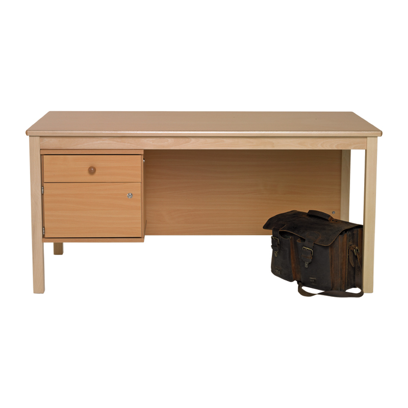 Teacher's Desk art makes sense (AMS) - 63"x"31.5"x30" - left mount cabinet image