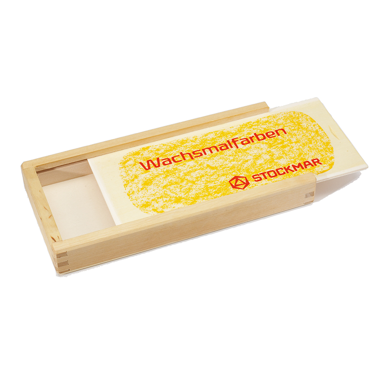 Stockmar Empty Wooden Box for 16 Stick or Block Crayons image