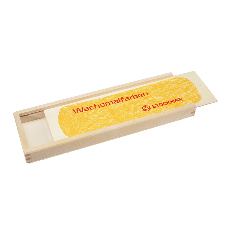 Stockmar Empty Wooden Box for 24 Stick or Block Crayons image