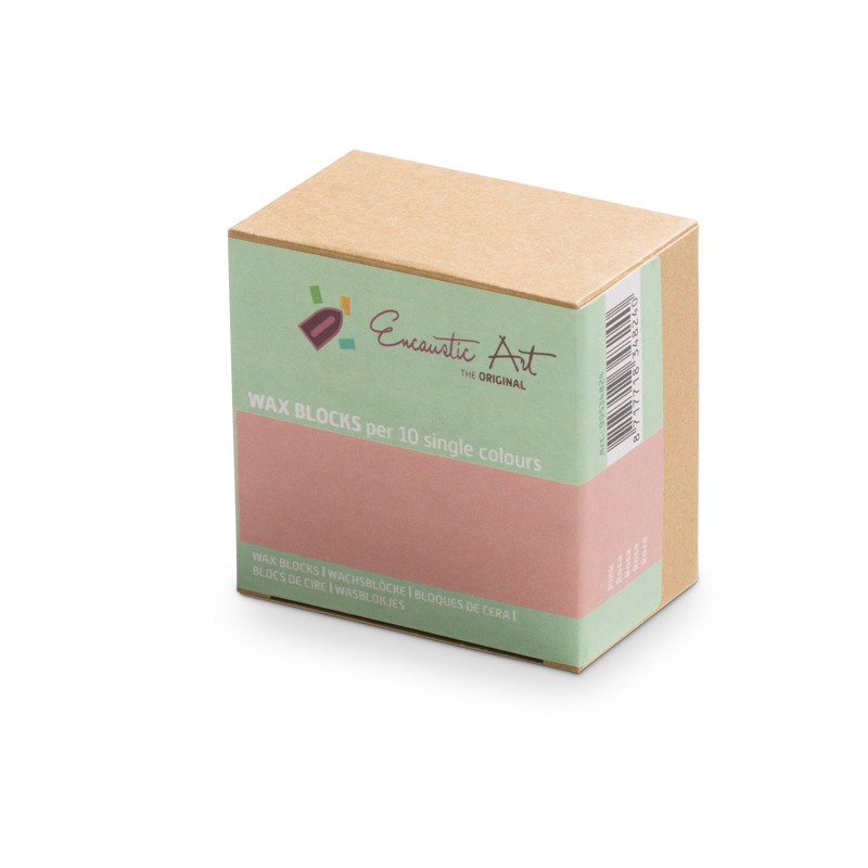 Encaustic Art Wax Blocks - 10 pieces - Pink image