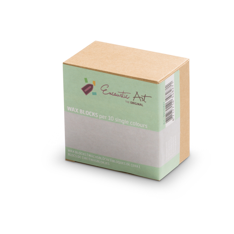 Encaustic Art Wax Blocks - 10 pieces - Transparent image