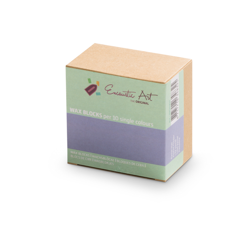 Encaustic Art Wax Blocks - 10 pieces - Pastel lilac image