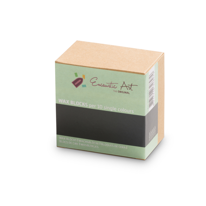 Encaustic Art Wax Blocks - 10 pieces - Indigo image