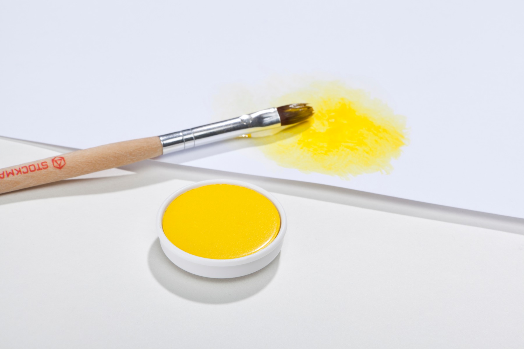 Stockmar Opaque Colours - Replacement Color - 10 pack - Lemon Yellow image