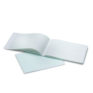 Handwriting Practice Books - 6-6-6 lines - staple - landscape - pack of 10 - Mint Green