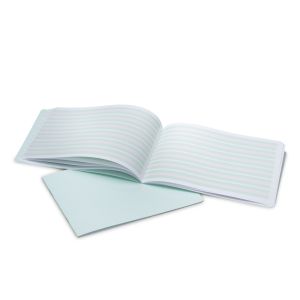 Handwriting Practice Books - 9-9-9 - staple - landscape - pack of 10 - Mint Green