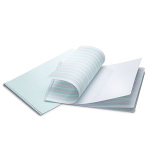 Handwriting Practice Books - 9-9-9 lines - spiral - pack of 10 - Mint Green