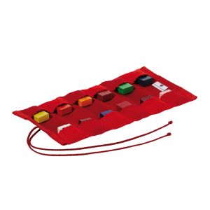 Crayon Cotton Roll-up 12 Blocks - Red