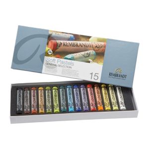 Rembrandt Artists Soft Pastels - Full Stick - 15 assorted colors
