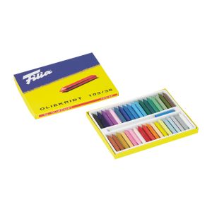 Filia Oil Crayons - 36 assorted colors