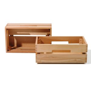 Wooden Building Crate / 23.6"x13.8"x9.1"