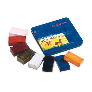Stockmar Wax Block Crayons Supplementary Tin Case - 8 assorted colors