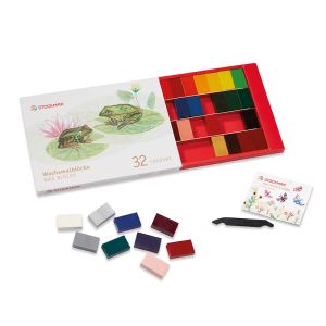 Stockmar Wax Block Crayons Box -32 assorted colors