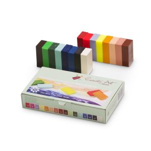 Encaustic Art Wax Block Assortment - 16 colors - Enhancing Selection