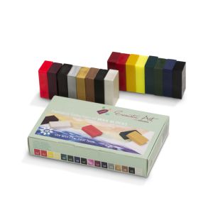 Encaustic Art Wax Block Assortment - 16 colors - Fantasia Selection