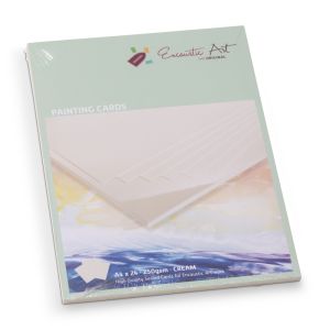 Encaustic Art Painting Cards A4 - 24 pieces - color