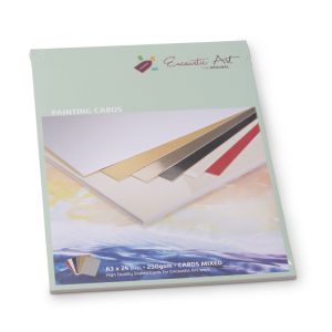 Encaustic Art Painting Cards - 24 pieces - assorted colors